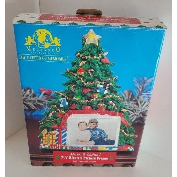 1995 Melannco Music & Lights Electric Picture Frame 7 In - Picture 2 of 5